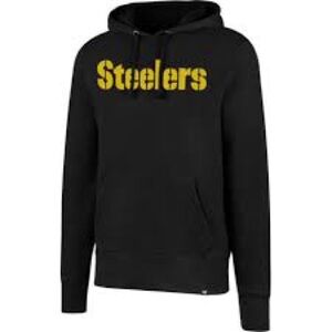 47 Brand Black and Gold Steelers Hoodie